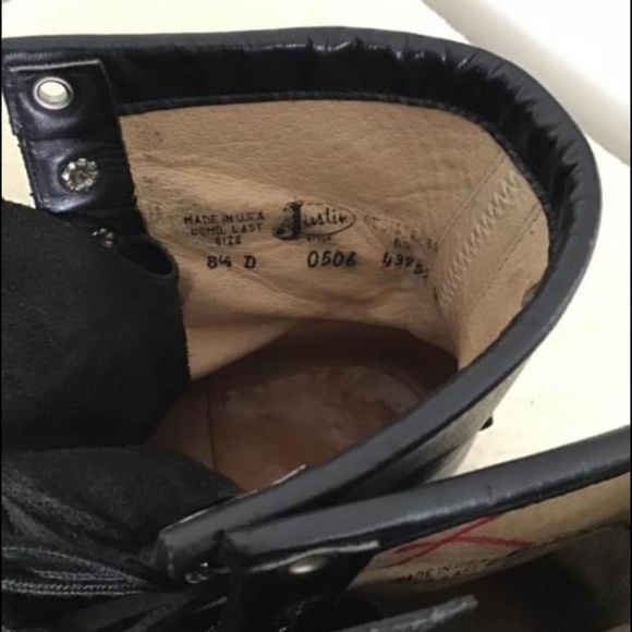 Justin Lace Cowboy Boots - Picture 3 of 3